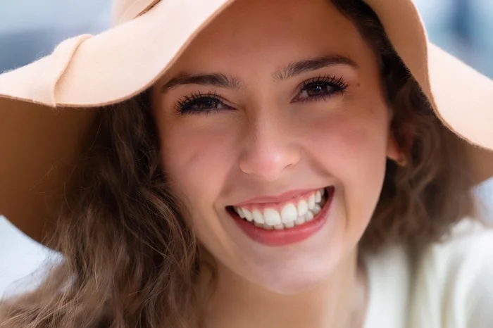 joyful woman